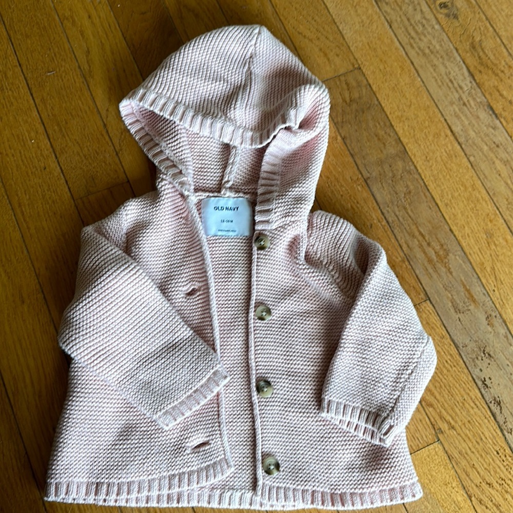 Pink sweater 12-18 months